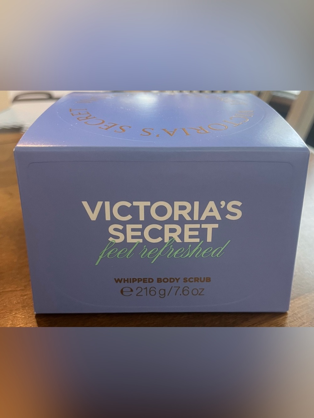 Victoria's Secret Whipped Body Scrub Blue Jasmine Water Lily Full Size New Box